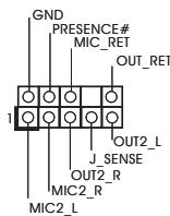 ASROCK H77M - En-tête USB 2.0 - 4