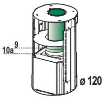 ROBLIN CYLINDRE 370 5029012 - Branchement avec un tube de 120 - 2
