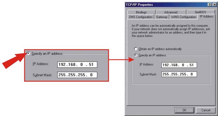 TRENDNET TEG-PCITXR - Ii. pour paramétrer une adresse IP statique - 1