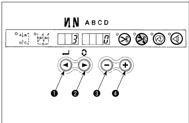 JUKI DDL 5550-4 - [Procédure de passage en mode de paramétrage des fonctions] - 3
