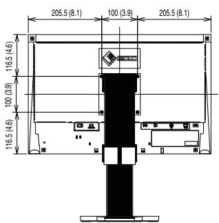 EIZO FLEXSCAN S2243W - S2233W/S2243W (pied réglable en hauteur) - 10