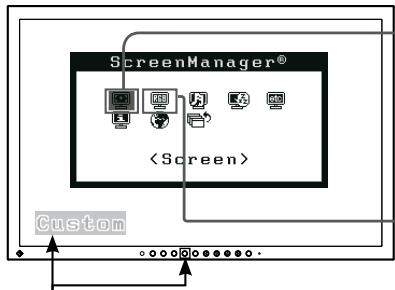 EIZO FLEXSCAN S2243W - Pour régler l'écran et les couleurs - 2