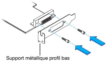 MATROX MILLENNIUM P690 PCI - Remplacement des supports métalliques sur une carte graphique profil bas - 2