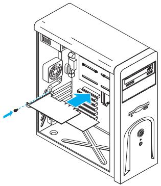 MATROX P690 PCI - Insérez la carte matrox - 1
