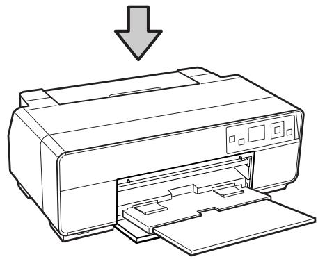 EPSON R3000 - Dépliez complètement le bac de sortie. - 2