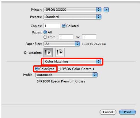 EPSON R3000 - Affichez l'écran print (imprimer). - 1