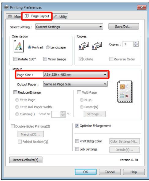 EPSON R3000 - Ajuster à la largeur du papier rouleau - 1