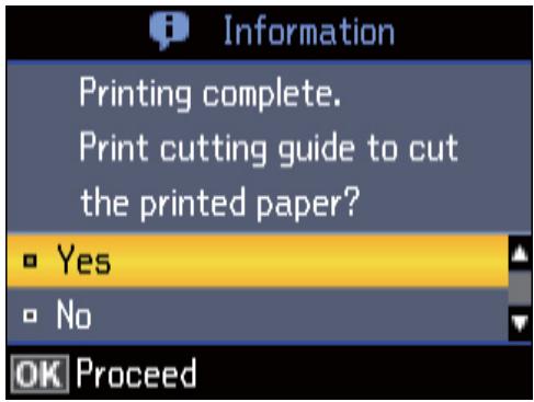 EPSON R3000 - Découpe du papier rouleau - 2