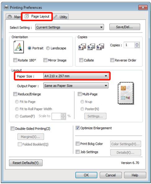 EPSON R3000 - Configuration des paramètres dans windows - 1