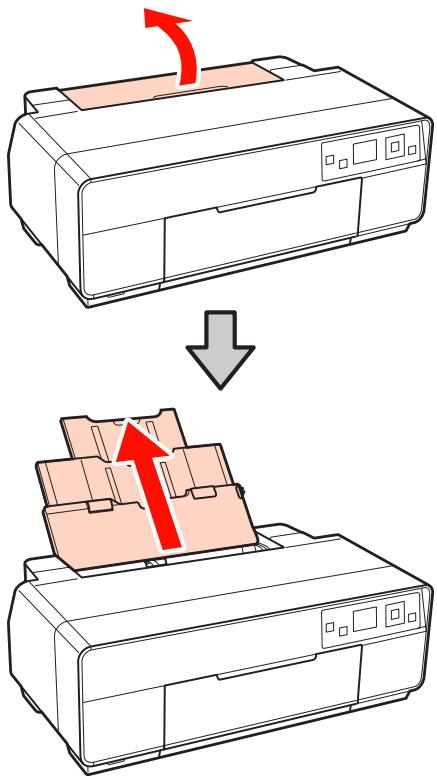 EPSON R3000 - Chargement du papier dans le bac feuille à feuille automatique - 3