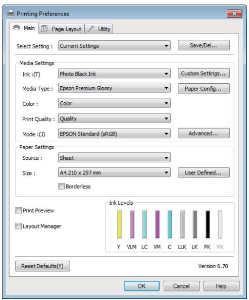 EPSON R3000 - Utilisation du pilote d'impression (windows) - 1