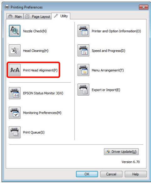 EPSON R3000 - Correction de l'alignement de l'impression (print head alignment (alignment des têtes)) - 2