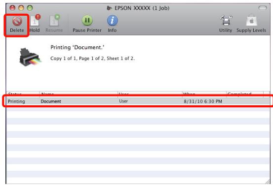EPSON R3000 - Annulation depuis l'ordinateur (mac OS x) - 3