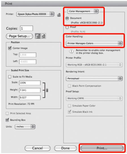 EPSON R3000 - Réglages sous mac OS x 10.6 et 10.5 - 2