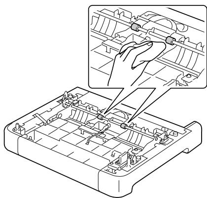 EPSON ACULASER CX16NF - Nettoyage des rouleaux d'entraînement papier du socle de montage (AcuLaser CX16NF uniquely) - 2