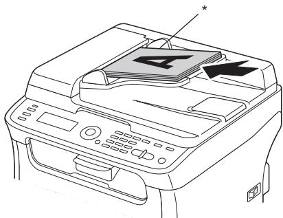 EPSON ACULASER CX16NF - Chargement d'un document dans le chargeur ADF (aculaser CX16NF uniquement) - 1
