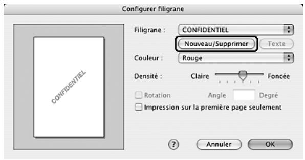 EPSON ACULASER CX21NF - Cliquez sur nouveau/supprimer. - 1