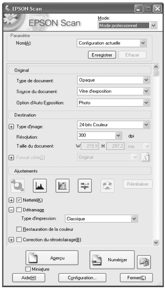 EPSON ACULASER CX21NF - Mode professionnel - 1