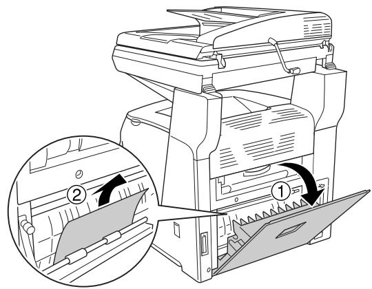 EPSON ACULASER CX21NF - Lorsque des transparents sont coincés dans le bac BM - 2