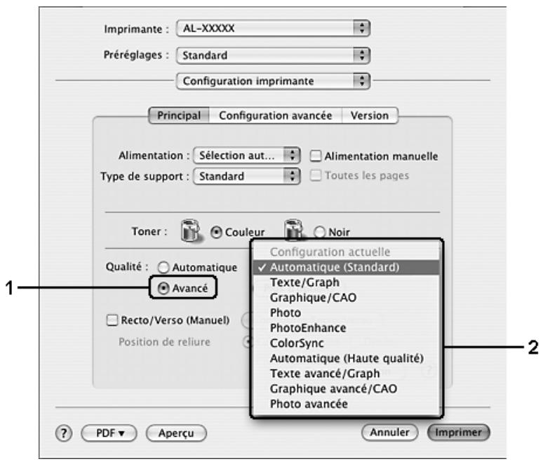 EPSON ACULASER CX21NF - Pour les utilisateurs de mac OS x - 1