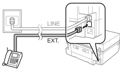 EPSON EXPRESSION PREMIUM XP-600 - Partage d'une ligne avec un téléphone - 3