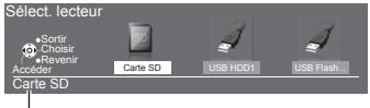 PANASONIC TX-L47ET50E - Sélectionnez le périphérique auquel accéder - 1