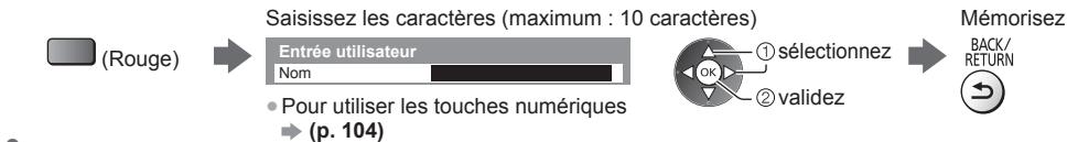 PANASONIC TX-L47ET50E - Pour opérer la liste des favoris - 2
