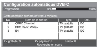 PANASONIC TX-L47ET50E - Lancez la configuration automatique (les réglages s'effectuent automatiquement) - 3
