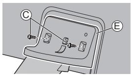 PANASONIC TX-L47ET50E - Fixez le couvercle - 1