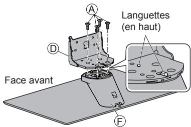PANASONIC TX-L47ET50E - Monter le piédestal - 1