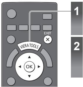 PANASONIC TX-L47ET50E - Utilisation de VIERA TOOLS - 1