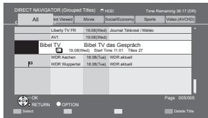 PANASONIC TX-L47ET50E - Commandez l'enregistreur DIGA - 1