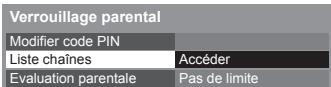PANASONIC TX-L47ET60E - Sélectionnez [liste chaînes] - 1
