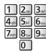 PANASONIC TX-L47ET60E - Tableau des caractères pour les touches numériques - 1