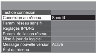 PANASONIC TX-L47ET60E - Paramètres de connexion sans fil - 1