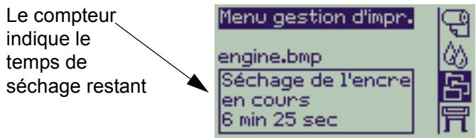 HP DESIGNJET 510 - Procédure de séchage - 1