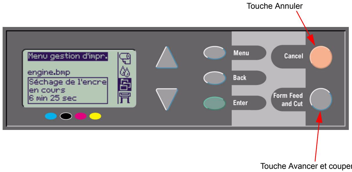 HP DESIGNJET 510 - Annulation du temps de séchage - 1