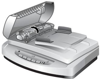 HP SCANJET 5590P - Nettoyage manuel des rouleaux d'alimentation du papier - 1
