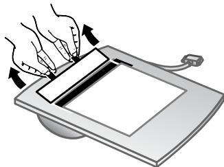 HP SCANJET 5590P - Nettoyage du film transparent du bac d'alimentation automatique - 4