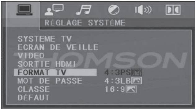 THOMSON DVD120H - Type TV - 1