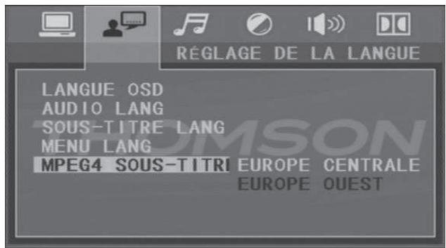 THOMSON DVD120H - MPEG4 sous-titre - 1