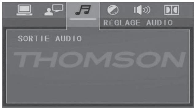 THOMSON DVD120H - Configuration AUDIO - 1
