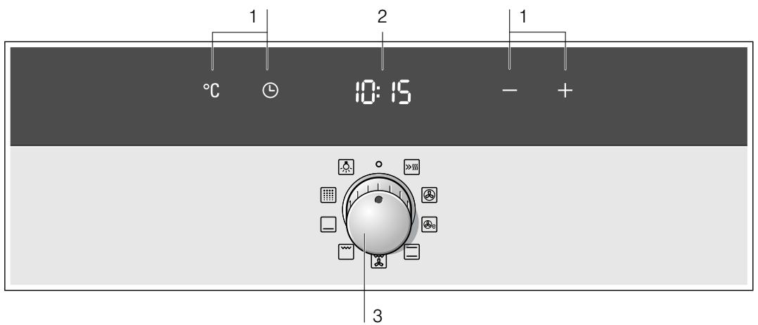SIEMENS HB64AR550F - Bandeau de commande - 1