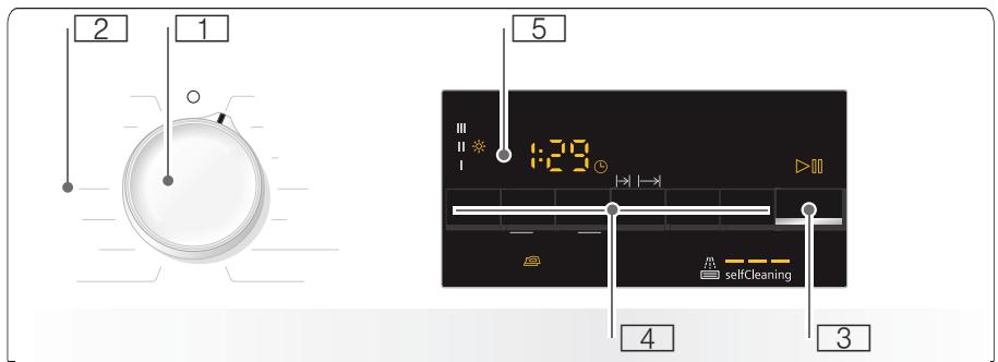 SIEMENS WT47W460FF IQ500 - Bandeau de commande - 1