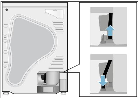 SIEMENS WT45H 291FF - Changement de mode d'évacuation de l'eau de condensation - 2