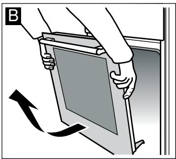 BOSCH HBA64B152F - Démonter la porte - 2