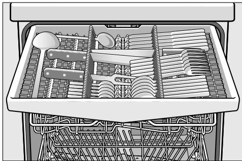 BOSCH SMS69P22EU - Tiroir à couverts - 1