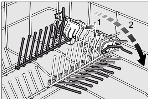 BOSCH SMS69P22EU - Tiges rabattables * - 1