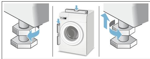 BOSCH LAVE-LINGE WAE28217FF - Nivellement - 1