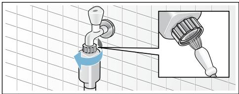 BOSCH LAVE-LINGE WAE28217FF - Mise en garde Risque d'électrocution! - 1